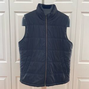 Men's Quilted Black Vest